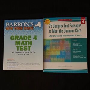 Grade 4 Math and Reading Test Prep Books